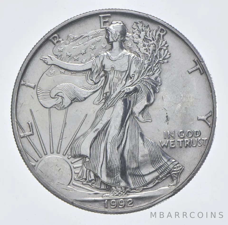 Better Date 1992 American Silver Eagle 1 Troy Oz .999 Fine Silver *513