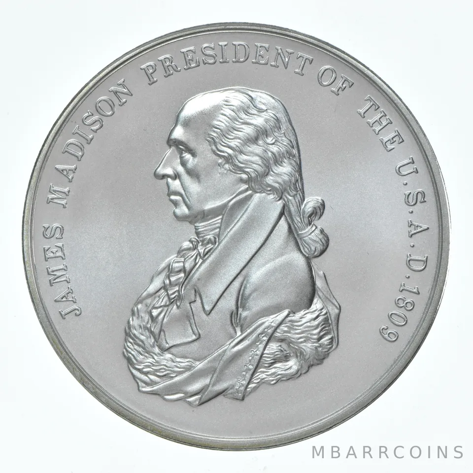 (2019) Silver Medal James Madison US Mint Presidential Series