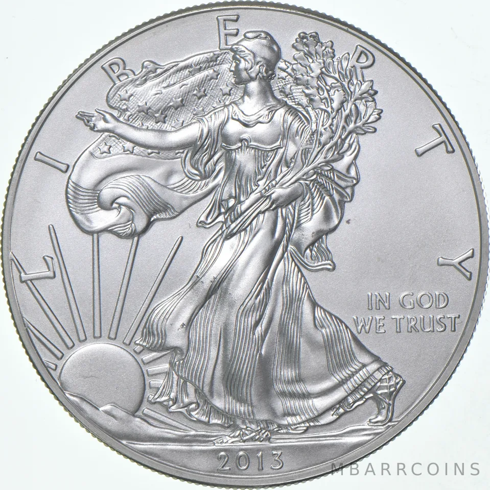 2013-W Burnished Silver Eagle