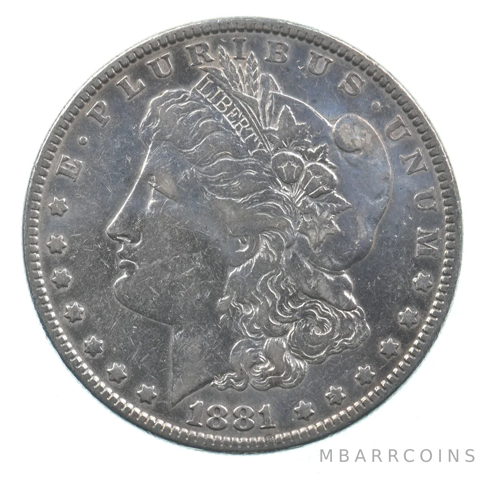 Early - 1881 Morgan Silver Dollar - 90% US Coin *880