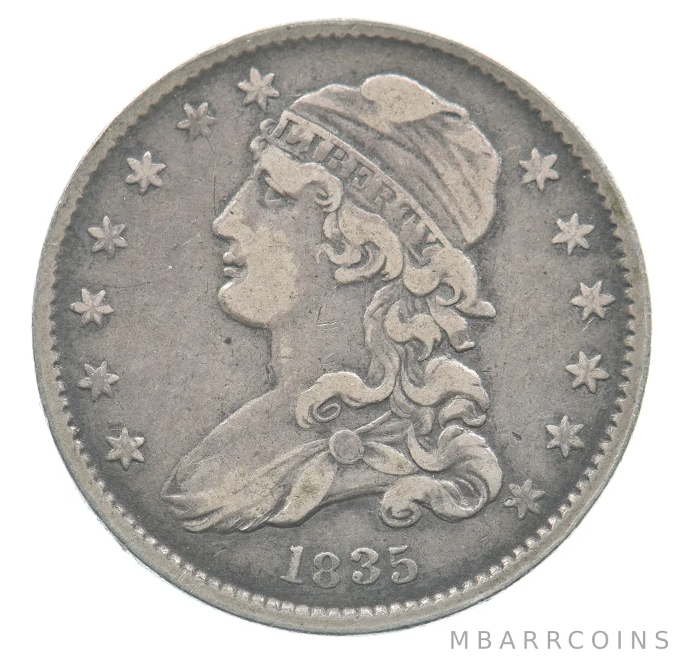1835 Capped Bust Quarter *6431
