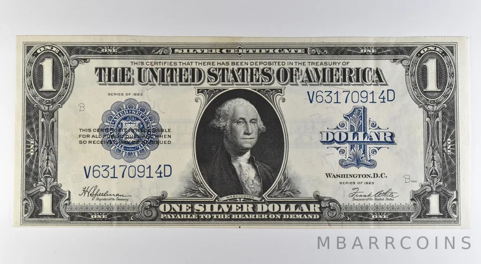 1923 $1 Silver Certificate Large Note Blue Seal Fr#237 *0531