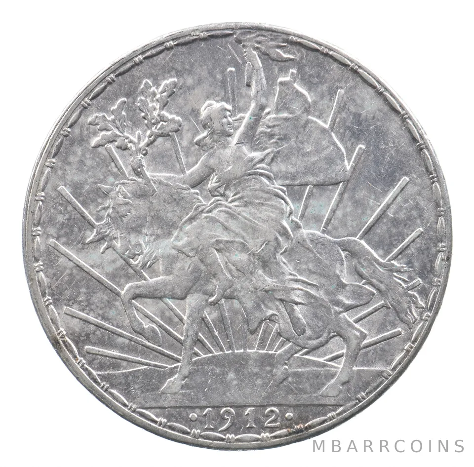1912 Mexico Peso KM#453 a9095