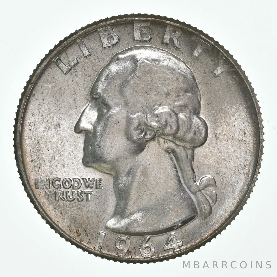 1964-D Washington Quarter- Great Tone *4249