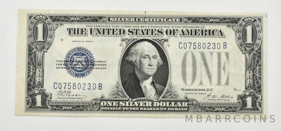 1928 A $1 Silver Certificate Fr#1601 *5462
