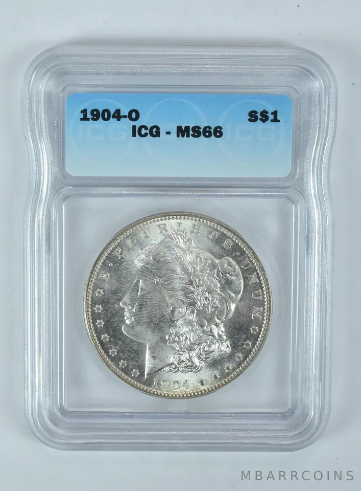 1904-O Morgan Silver Dollar MS66 ICG