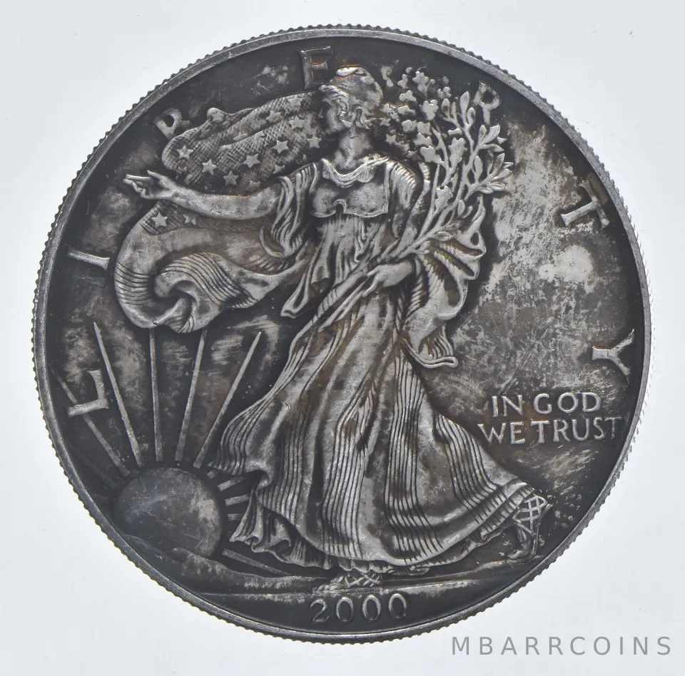 Better Date 2000 American Silver Eagle 1 Troy Oz .999 Fine Silver *189