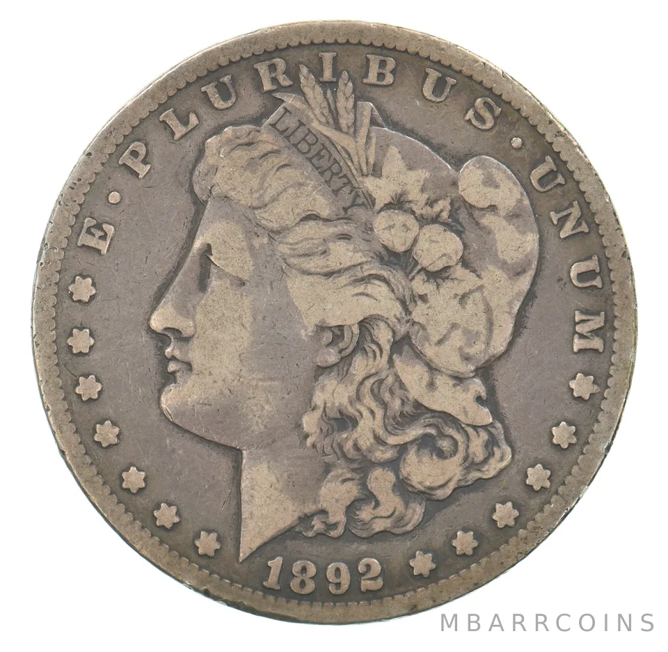 1892-CC Morgan Silver Dollar Beautiful Tone *5165