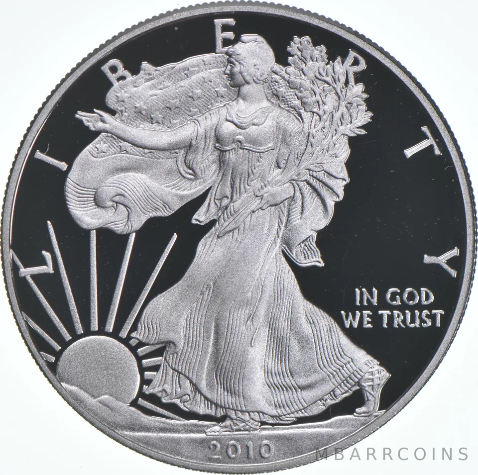 2010-W American Silver Eagle Proof Coin 1 Oz