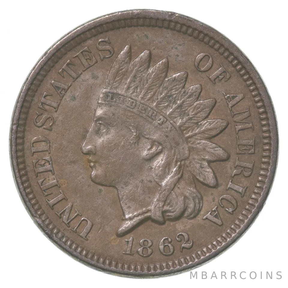 1862 Indian Head Cent *7344