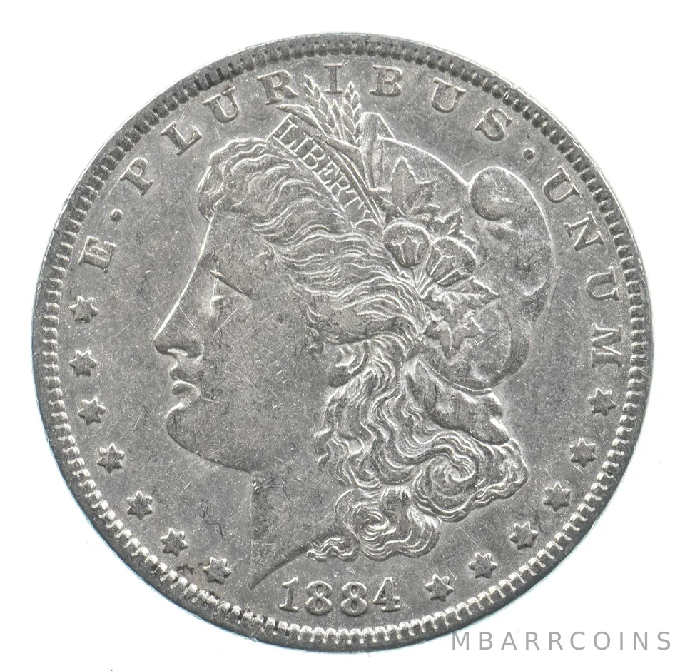 Early - 1884 Morgan Silver Dollar - 90% US Coin *603