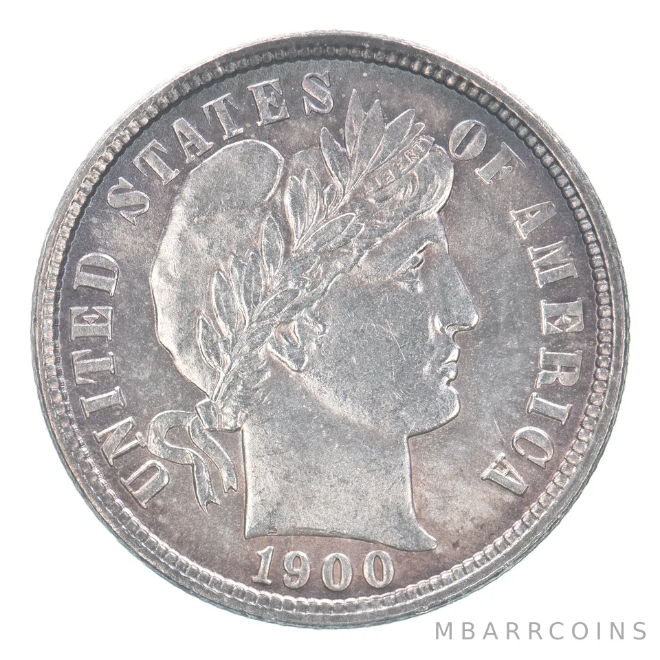 1900 Barber Dime Beautiful Tone *8901