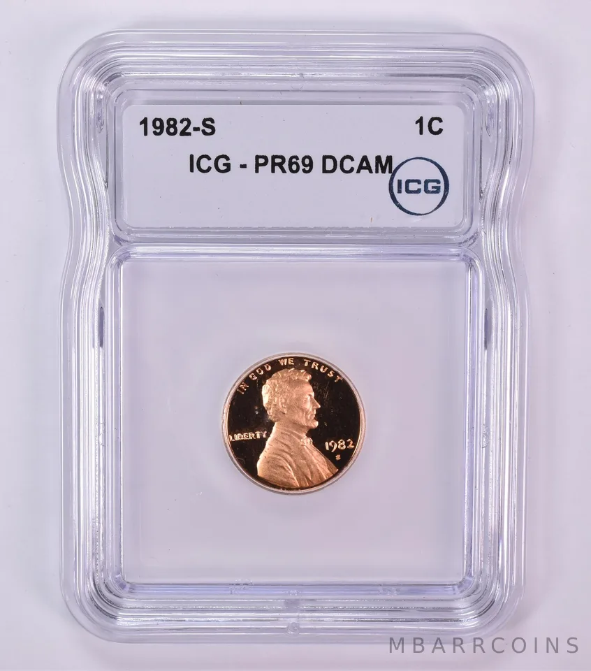 1982-S Lincoln Memorial Cent PR69 DCAM ICG