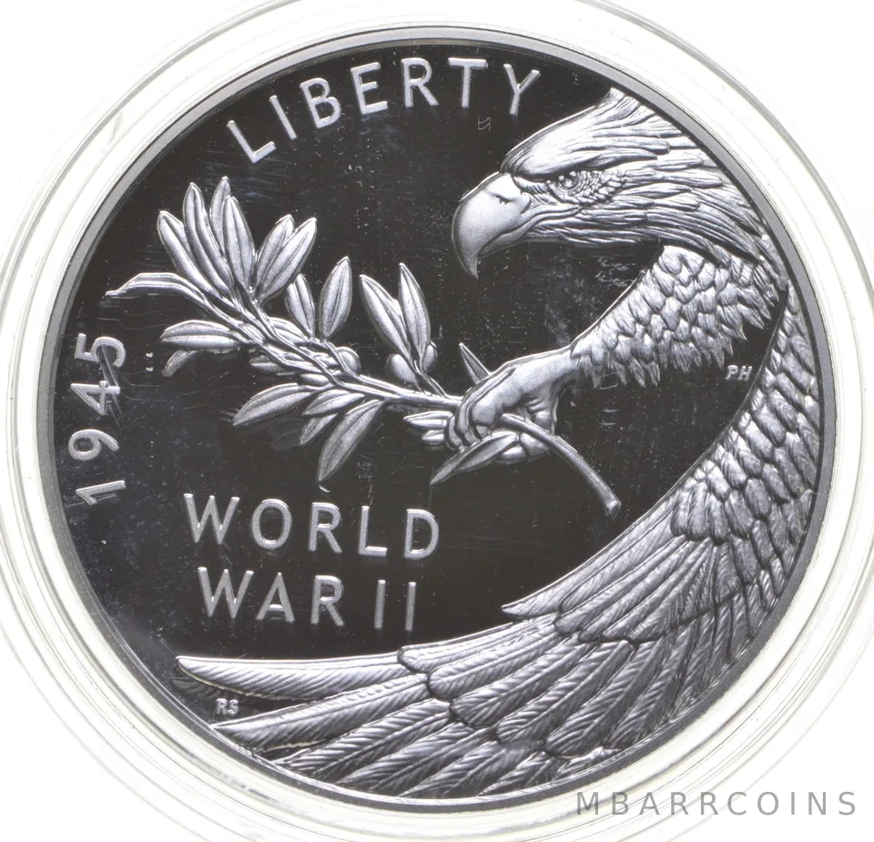 2020 End Of World War II 75th Anniversary - .999 Fine Silver Medal a4590