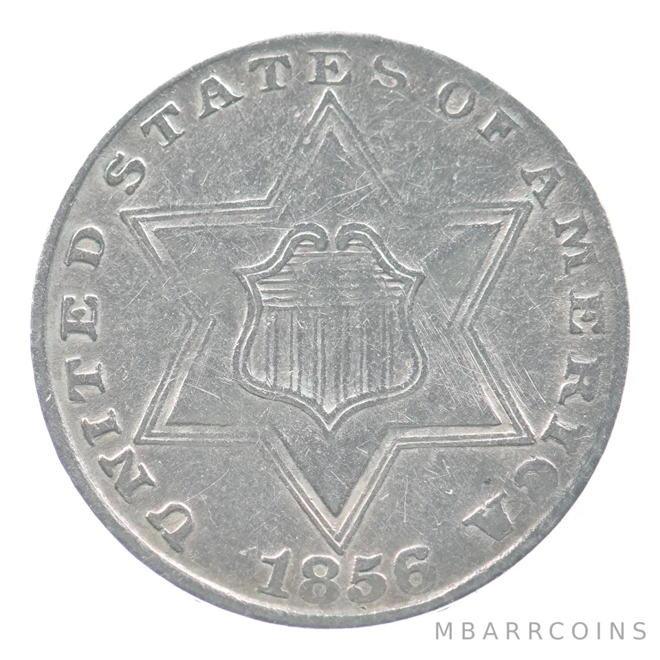 1856 Silver Three Cent Trime *5099