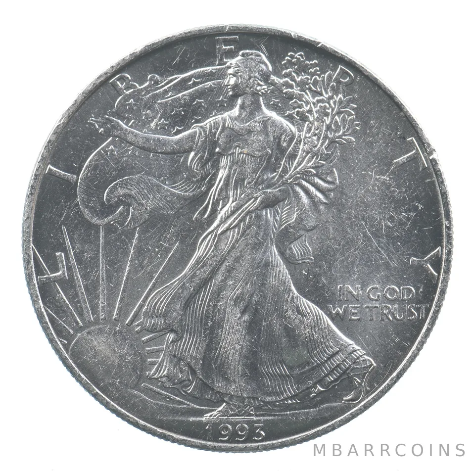 Better Date 1993 American Silver Eagle 1 Troy Oz .999 Fine Silver *798