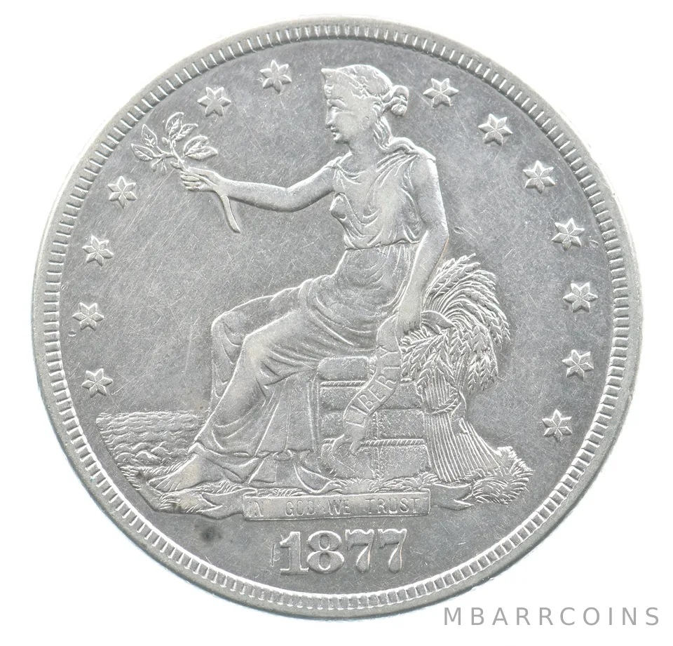 1877-S Seated Liberty Trade Dollar *3610
