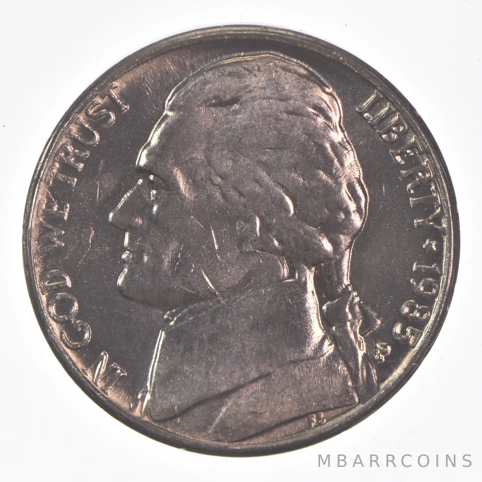 1985-P Jefferson Nickel Unc