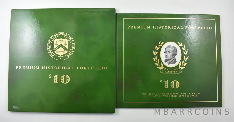 1995/1999 $10 FRN First Of 1999/Last Of 1995 Bureau Of Engraving a7925