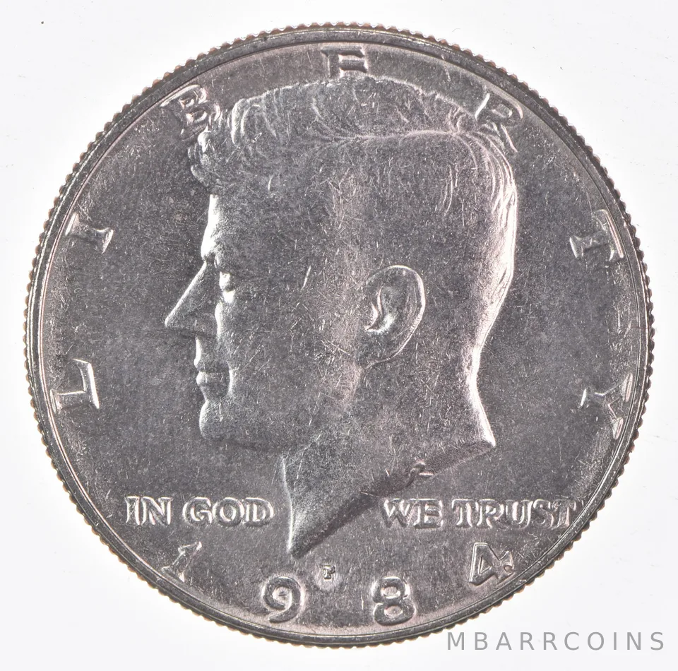 1984-P Kennedy Half Dollar Clad Unc