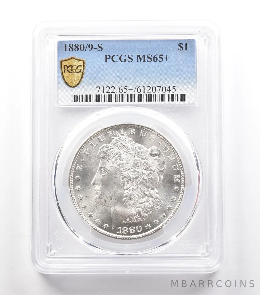 1880/9-S Morgan Silver Dollar MS65+ PCGS *2452