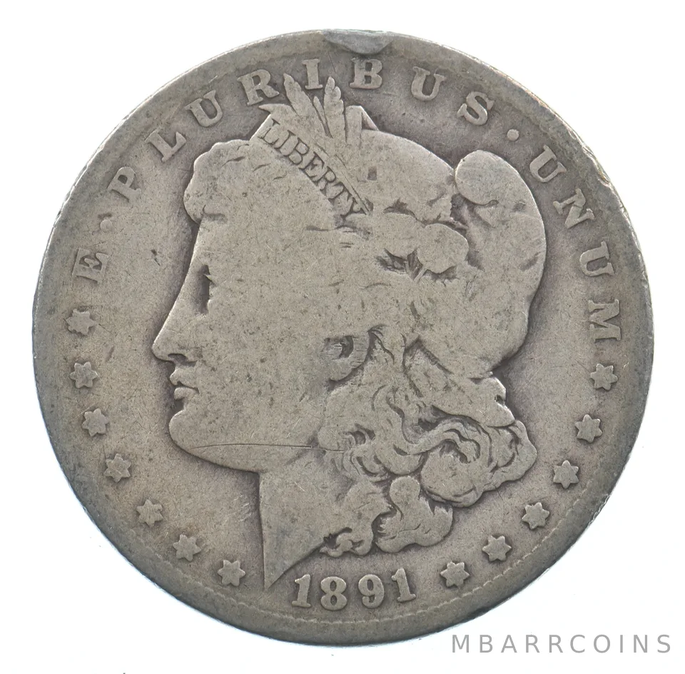 Early - 1891-O Morgan Silver Dollar - 90% US Coin *570