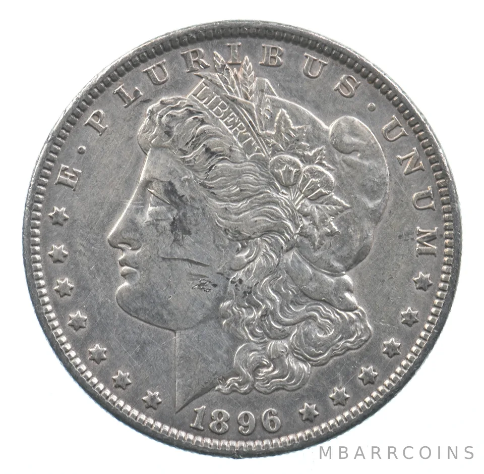 Early - 1896 Morgan Silver Dollar - 90% US Coin *906