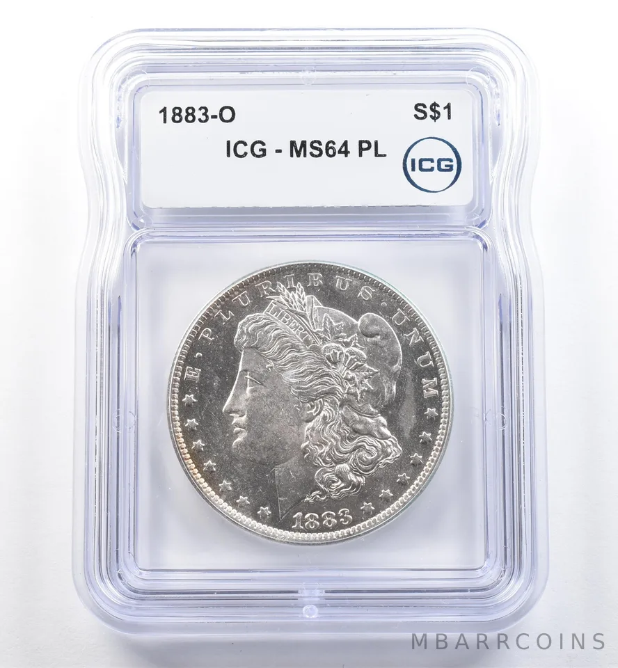 1883-O Morgan Silver Dollar MS64 PL ICG *5979