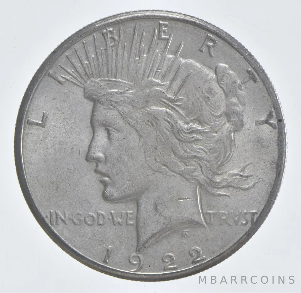 Better - 1922-S Peace Silver Dollar - 90% US Coin *693