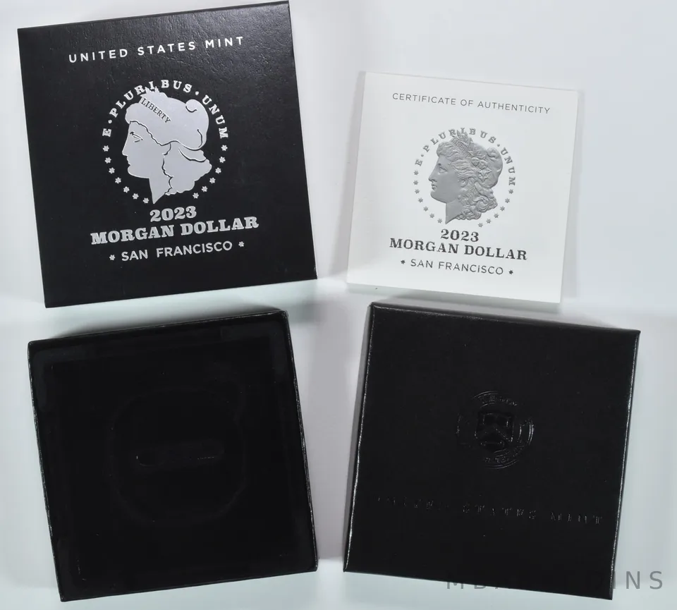 OGP 2023-S Morgan Silver Dollar - San Francisco BOX & COA - NO COIN