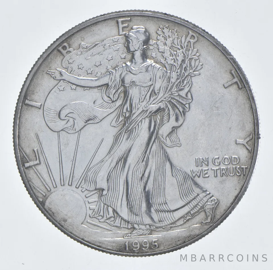 Better Date 1995 American Silver Eagle 1 Troy Oz .999 Fine Silver *150