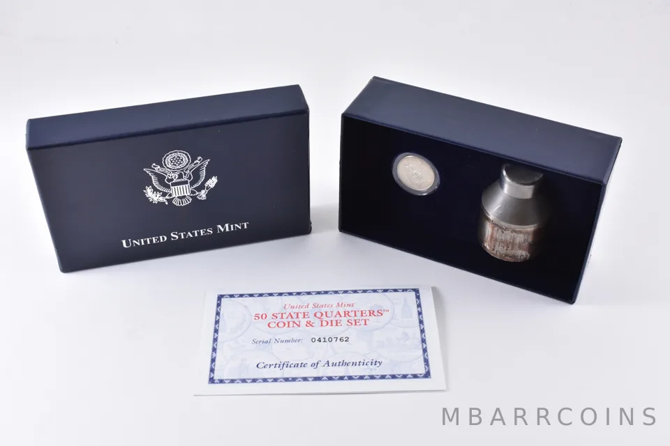 2000-P Washington State Quarter Virginia Coin & Die Set *0783