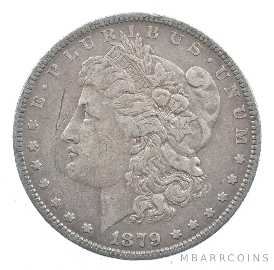 Early - 1879 Morgan Silver Dollar - 90% US Coin *018