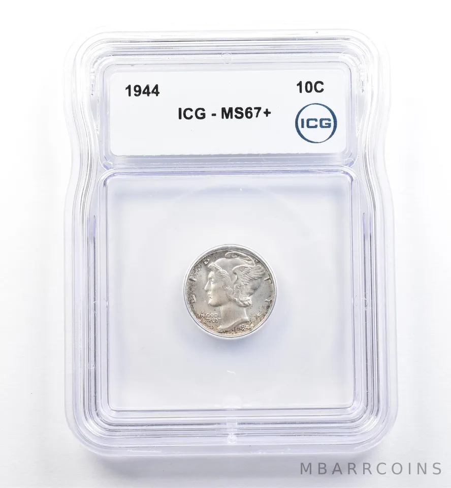 1944 Mercury Dime MS67+ ICG *0140