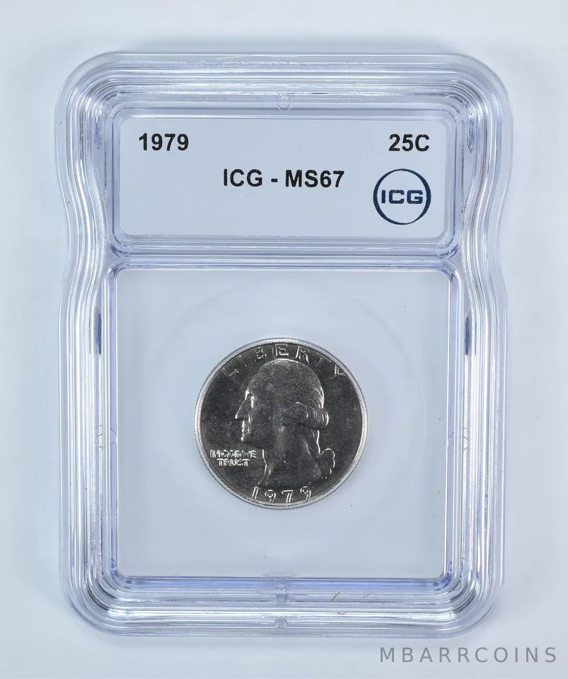 1979 Washington Quarter MS67 ICG
