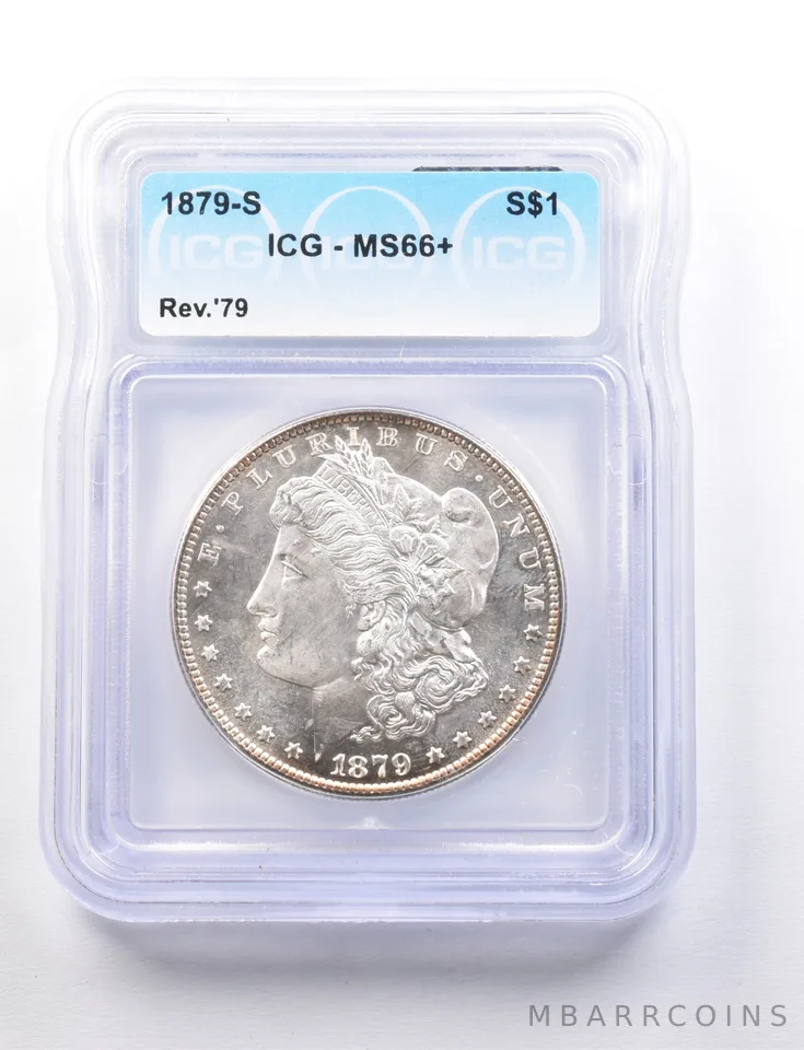 1879-S Morgan Silver Dollar MS66+ ICG *7718