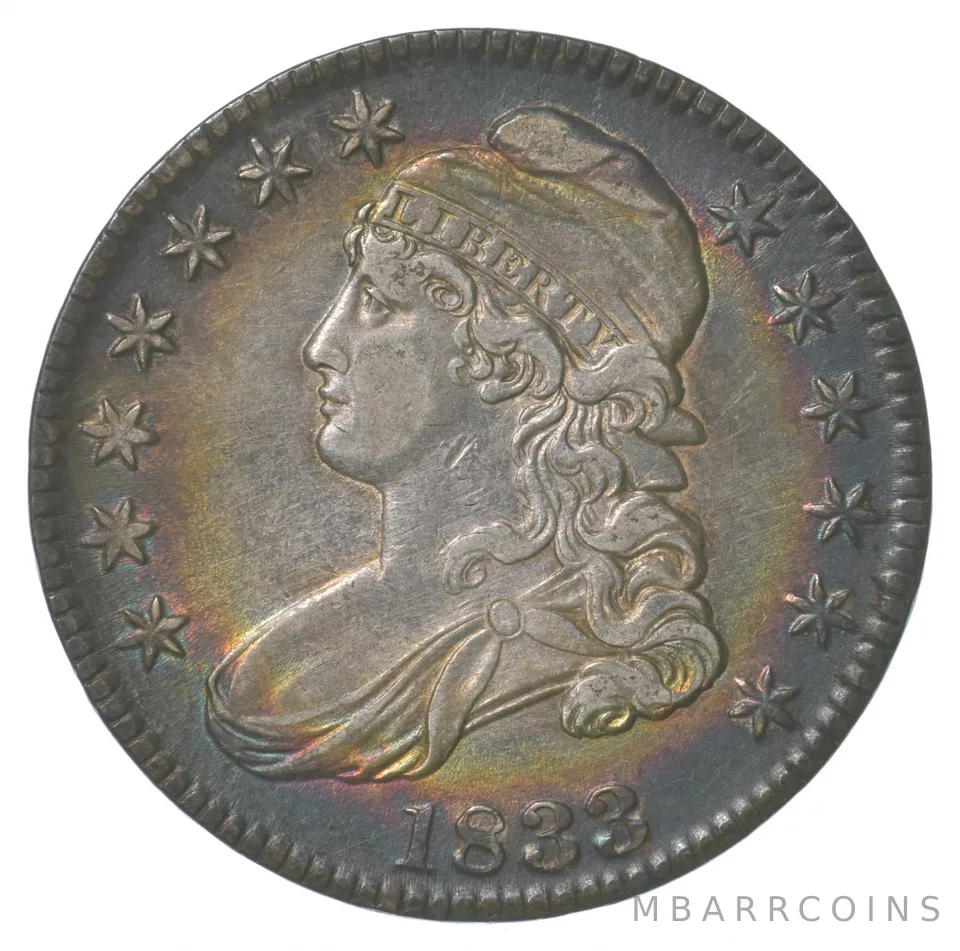 1833 Capped Bust Half Dollar *6387