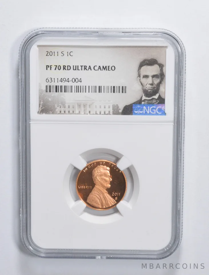 2011-S Lincoln Shield Cent PF70 UCam NGC Spl Lbl PR Proof