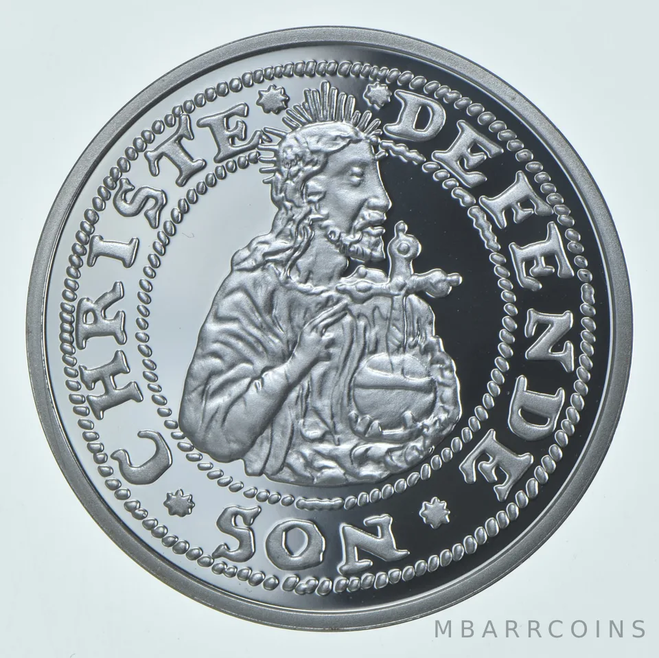(1577) Poland 1 Grosz Silver Gdansk Under Siege - Restrike