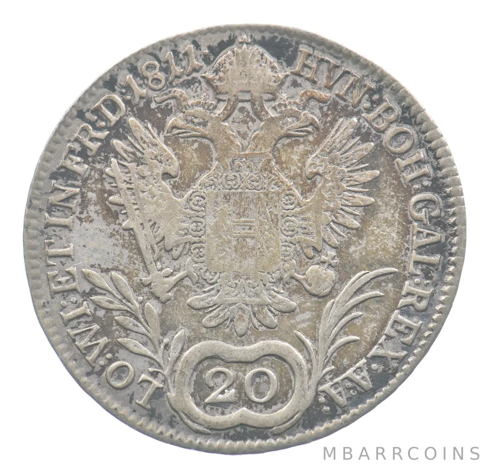 1811 A Austria 20 Kreuzer *0012
