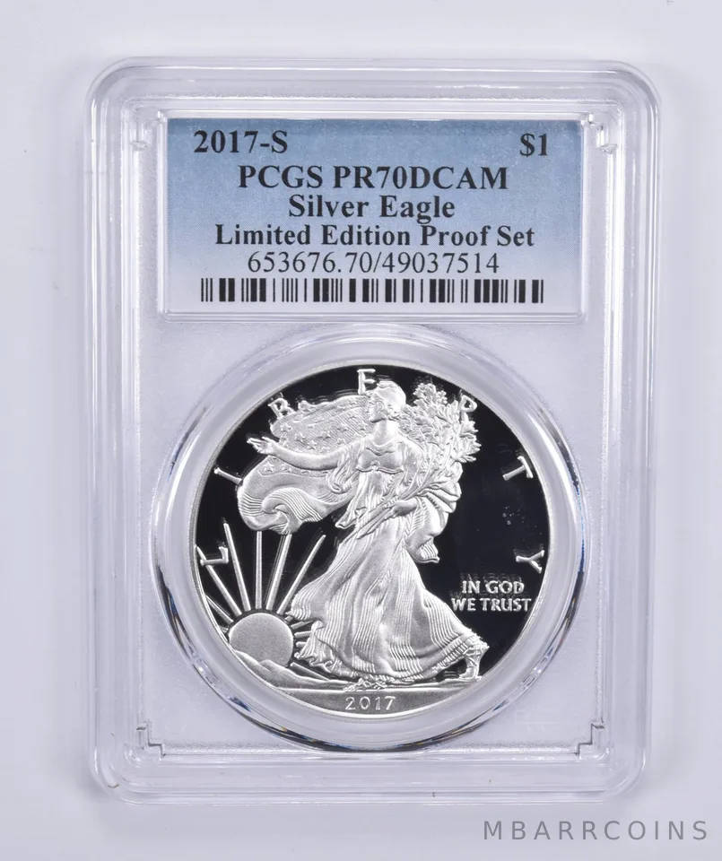 2017-S American Silver Eagle Limited Edition Silver Proof Set PR70 PCGS
