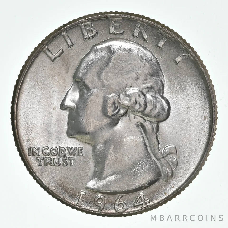 1964-D Washington Quarter - Great Tone *4254