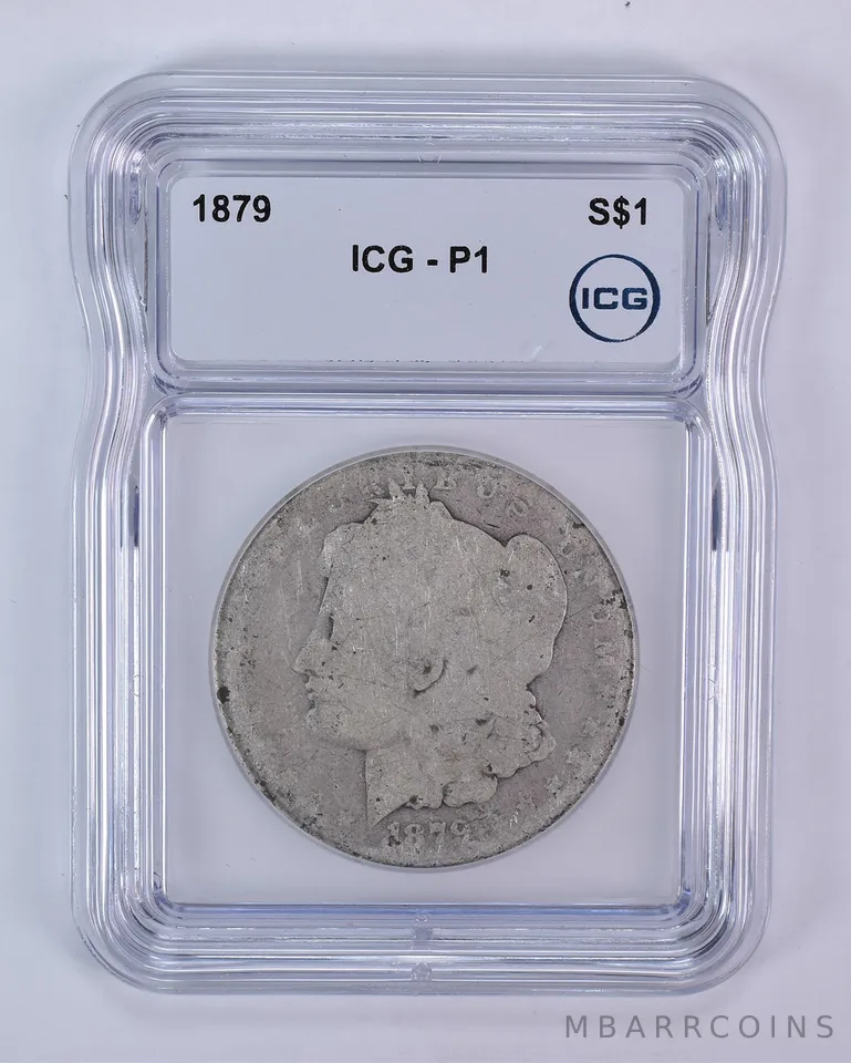 1879 Morgan Silver Dollar P1 ICG Lowball