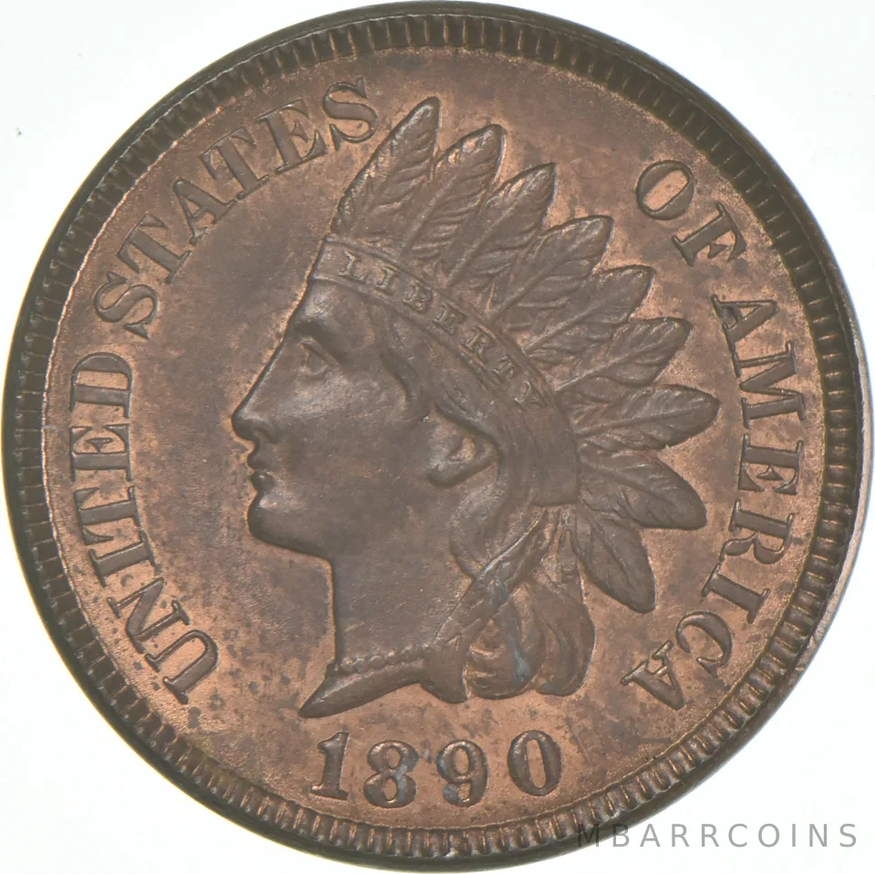 1890 Indian Head Cent a4238