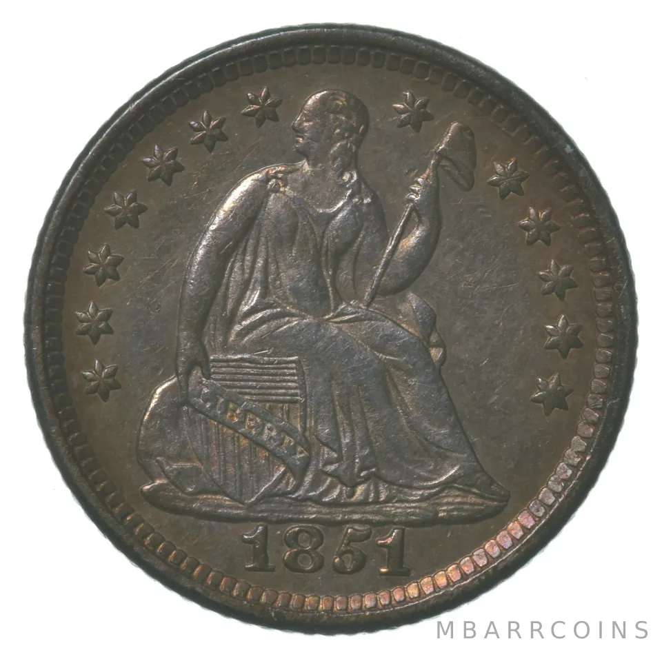1851-O Seated Liberty Half Dime a6280