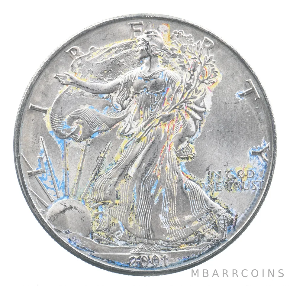 Better Date 2001 American Silver Eagle 1 Troy Oz .999 Fine Silver *741