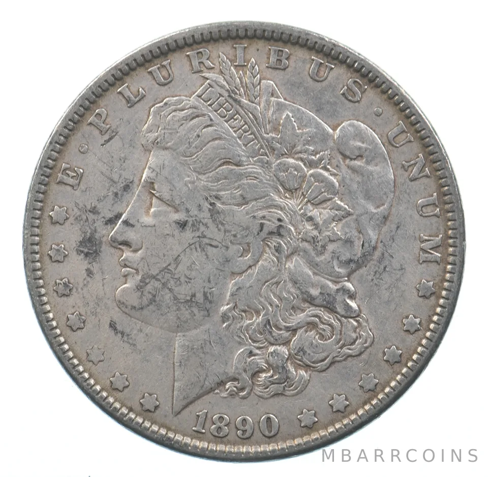 Early - 1890 Morgan Silver Dollar - 90% US Coin *610