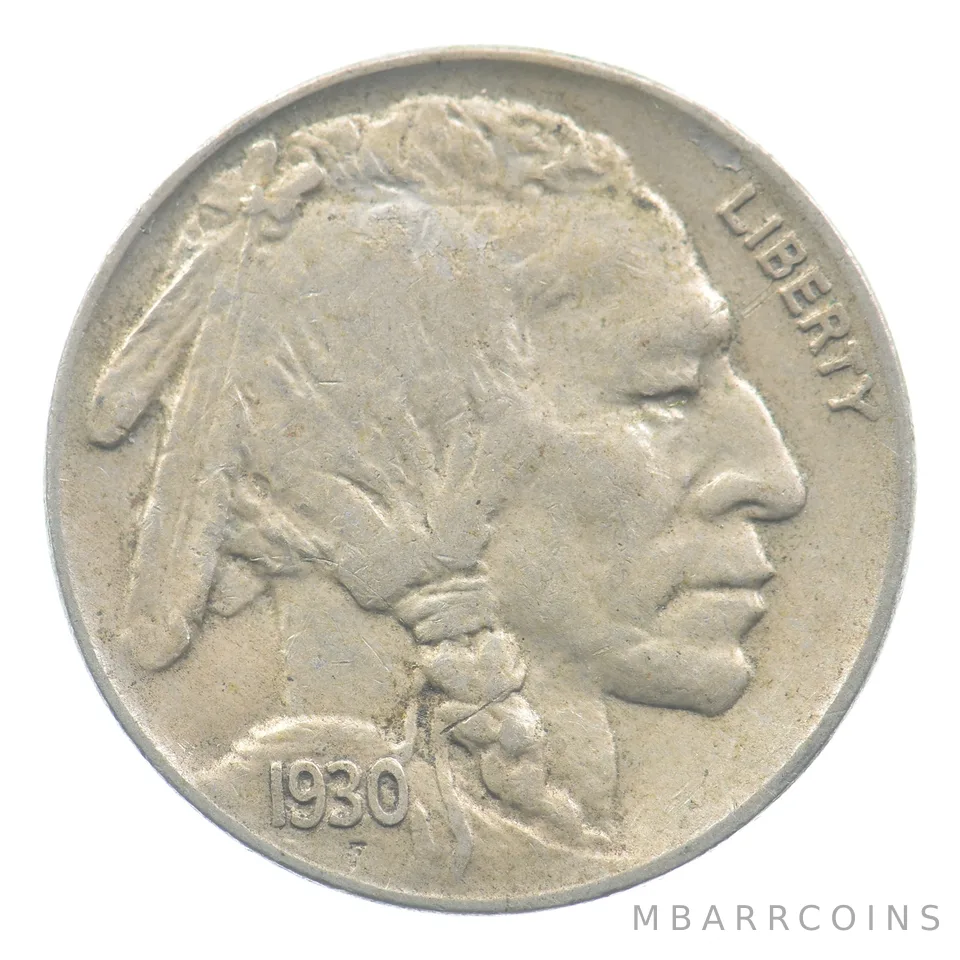 1930-S Indian Head Buffalo Nickel *9224