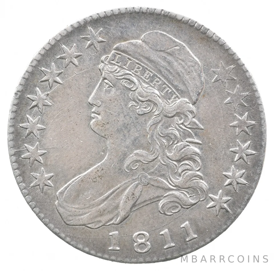 1811 Capped Bust Half Dollar Large 8 a5988
