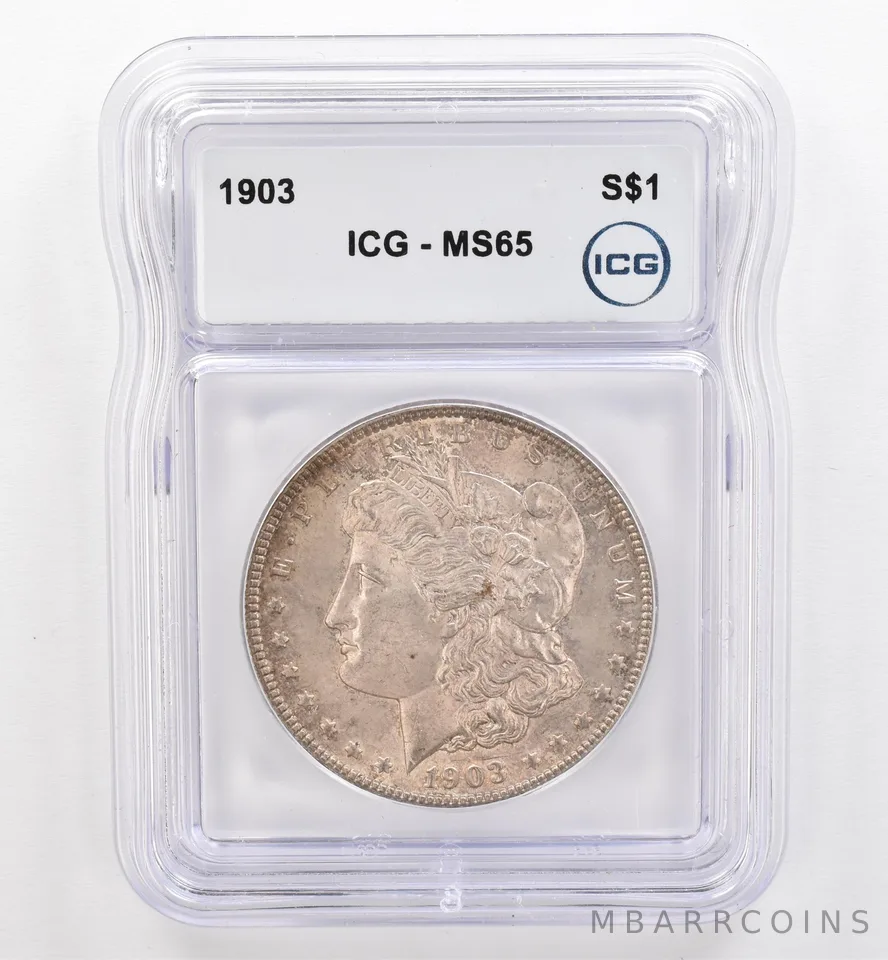 1903 Morgan Silver Dollar MS65 ICG Beautiful Tone *9485